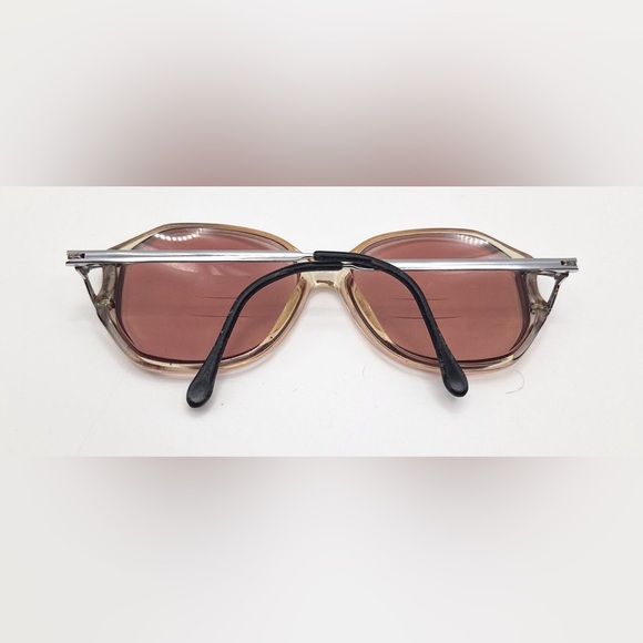 Vintage Berdel Signature Translucent Oval Sunglasses Frames Only - Picture 4 of 8